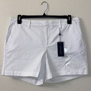 NWT Tommy Hilfiger White Hollywood 5" Chino Shorts
